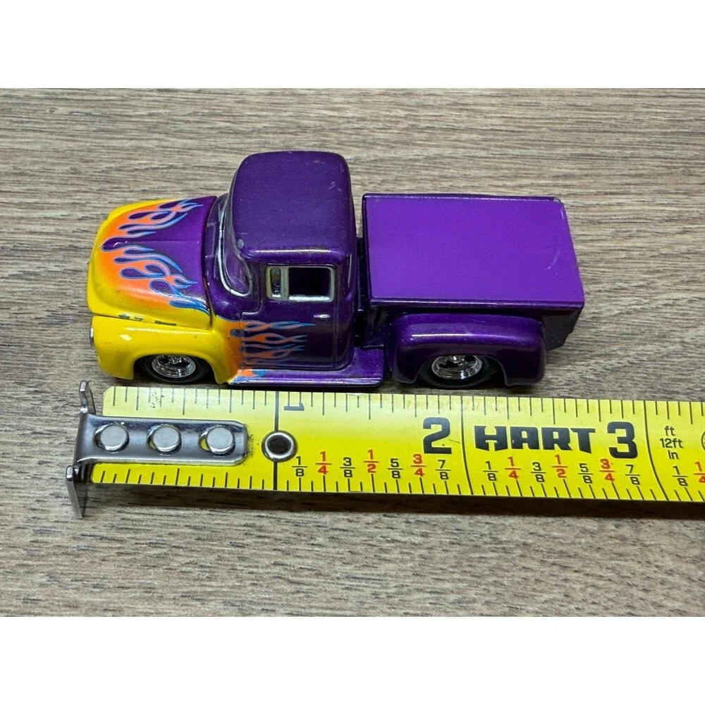 Hot Wheels Collectibles 1999 Black Box 1956 Ford F-100 Pickup Purple w/Flames